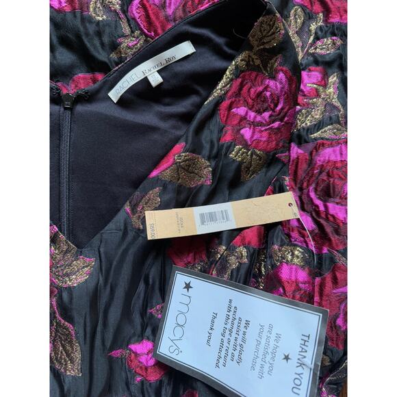 NWT Rachel Roy Rose Metallic Organza Dress Special Occasion Wedding Guest Party - Picture 12 of 14